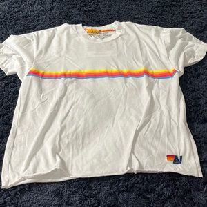 White aviator nation t shirt